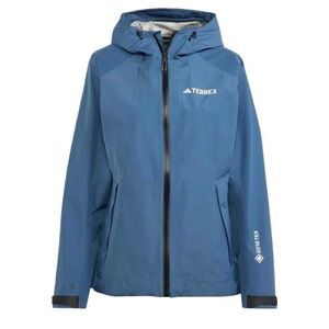 Adidas Women's SM TERREX Xperior Paclite GORE-TEX Rain Jacket Wonder Steel NWT